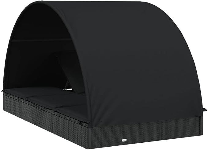 vidaXL 2-Person Patio Sunbed - Image 4