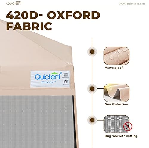 Quictent 9'x9' Pop up Screened Canopy Tent - Image 2