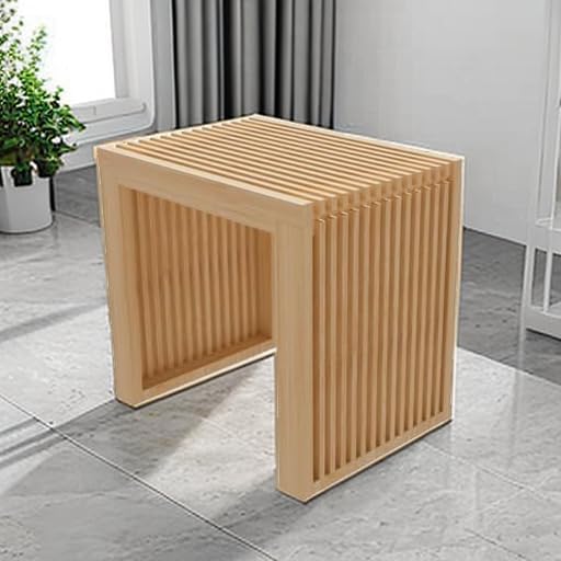 Bamboo Dining Bench Indoor Small Bench Entryway Shoe Rack Bench, Outdoor Modern - Image 5