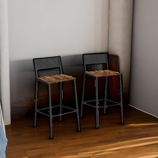 VASAGLE Bar Stools, Tall Bar Stools - Image 5
