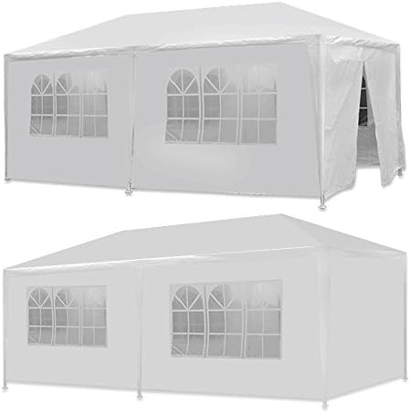 Smartxchoices 10' x 20' Outdoor White Waterproof Gazebo Canopy Tent - Image 6