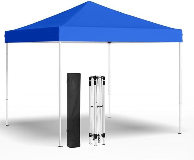10x10ft Pop Up Canopy Tent, Heavy Duty Waterproof Folding Tent by PHONWHON