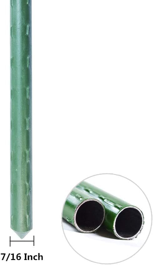 WAENLIR Garden Stakes 57 inch 4.8ft Sturdy Tomato Stakes, Plant Stakes - Image 3