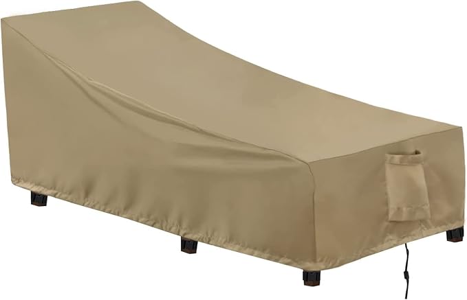OutdoorLines Outdoor Waterproof Patio Chaise Lounge Chair Cover by OutdoorLines