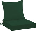 downluxe 19x19 Outdoor Chair Cushions, Waterproof Fade Resistant Patio by Downluxe