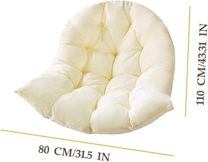 Hammock Swing Chair Cushion, Hanging Basket Seat Pillow, Soft Hanging Egg Chair - Image 2
