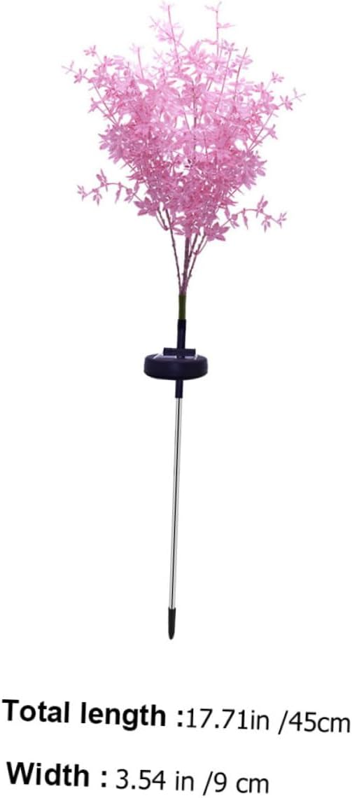 balacoo Led Solar Garden Light Plant Shaped Outdoor Lamp Ornament - Image 9