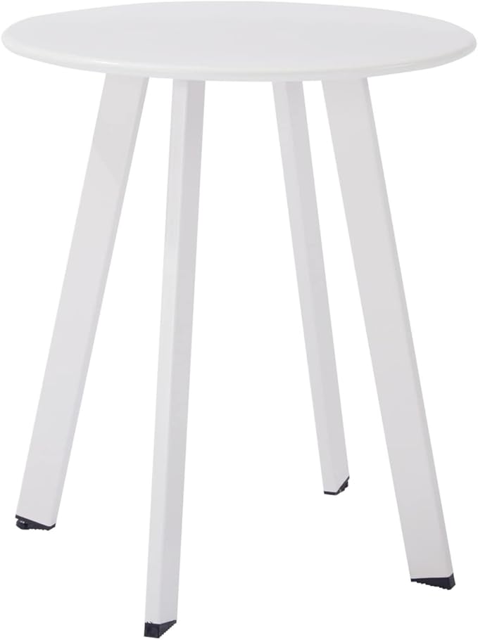 Outdoor Patio Coffee Table Set of 2, Weather Resistant End Table, Round Nesting - Image 7