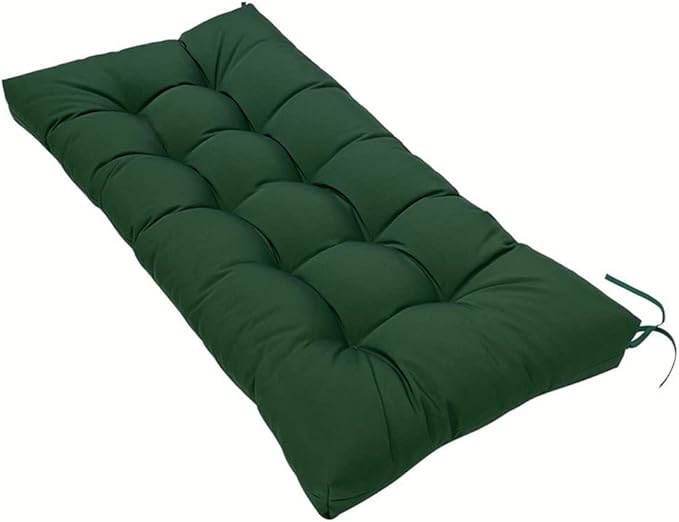 SEAHOME Waterproof Indoor/Outdoor Garden Bench Seat Cushions, Tufted Loveseat by SEAHOME