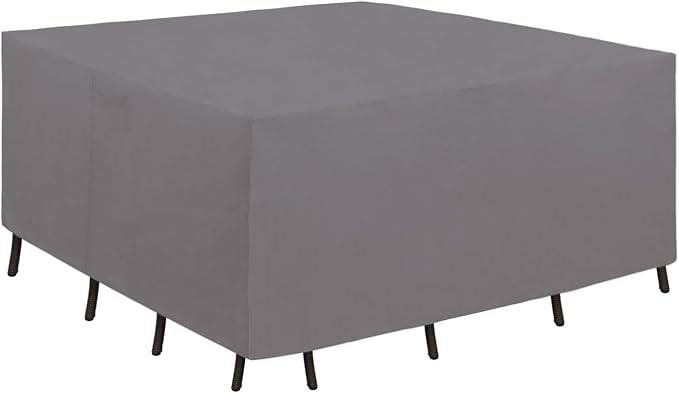 Easy-Going 600D Heavy Duty Patio Furniture Cover, Outdoor Square Table and by Easy-Going