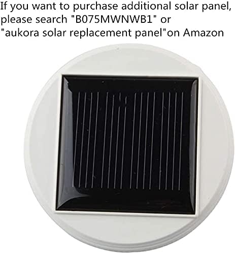 Aukora Color Changing Solar Powered Glass Ball Garden Lights, Solar Lantern - Image 5