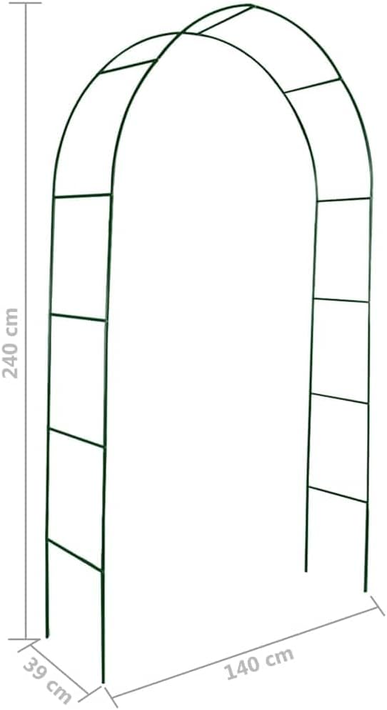 vidaXL 2 x Garden Arches, Climbing Plants, Rose Tree - Image 3
