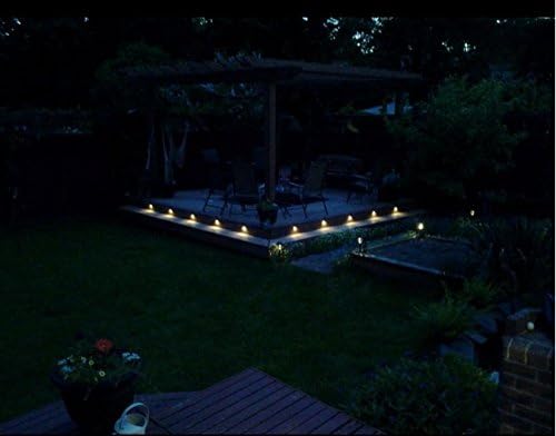 FVTLED Pack of 6 Warm White LED Deck Lights kit Φ1.38 Outdoor Garden Yard - Image 8
