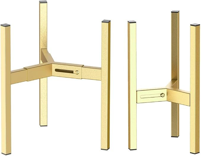 Metal Plant Stand, Adjustable Size Fits 10 12 13 14 15 16 Inches Large Planter - Image 4