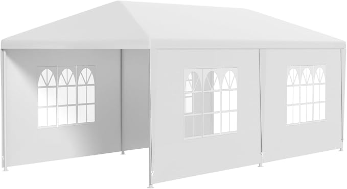FDW Party Tent 10'x20' Outdoor Canopy Party Wedding Tent Garden Gazebo Pavilion by FDW