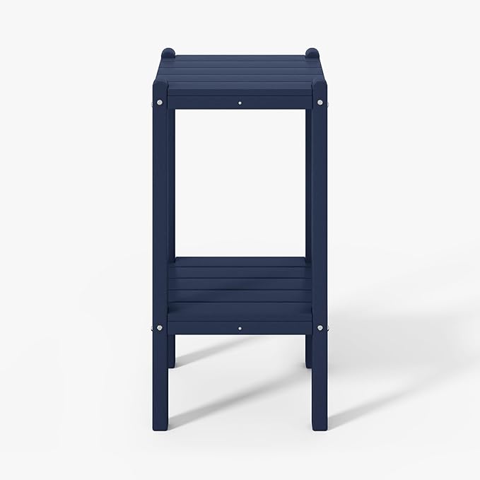 WestinTrends Malibu 36" Outdoor Adirondack HDPE 2-Tier Patio Side Table by WestinTrends
