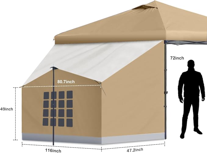 KAMPKEEPER Side Tent, Camping Tent - Image 2