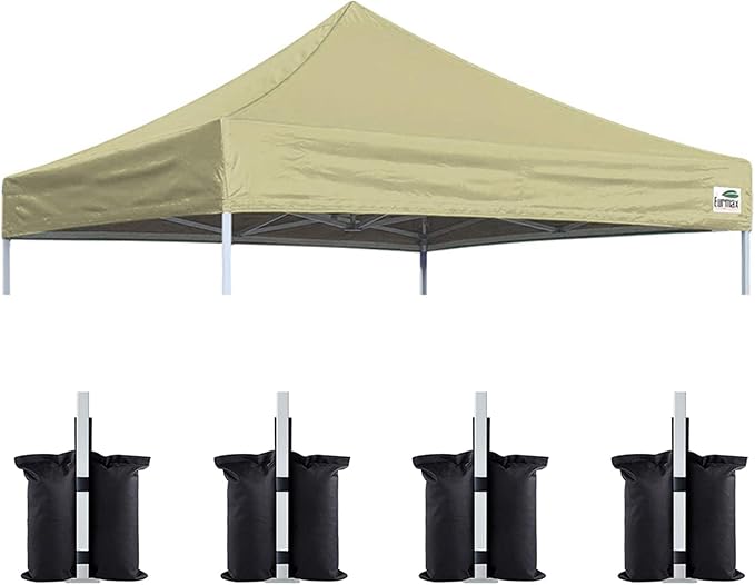 Eurmax USA New 10x10 Pop Up Canopy Replacement Canopy Tent Top Cover, Instant by Eurmax
