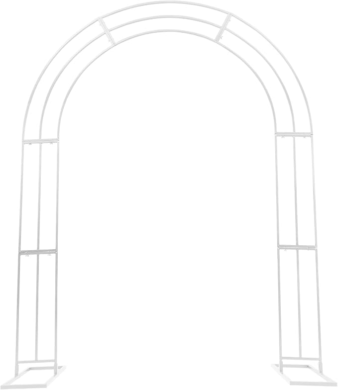 Wedding Arch Backdrop Stand, 8.53ft Heavy Duty Metal Wedding Backdrop Stand by Netcoin