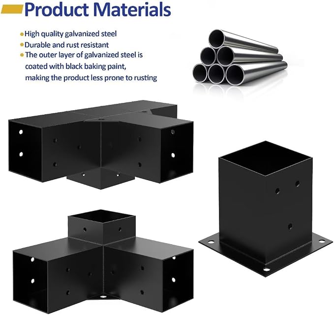 Heavy Alloy Steel Pergola Kit - Image 3