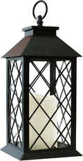 Bright Zeal 13.5" Black Vintage Candle Lantern by BrightZeal