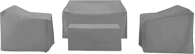 Crosley Furniture Patio Furniture Covers, Waterproof 4-Piece Cover Set - Image 2