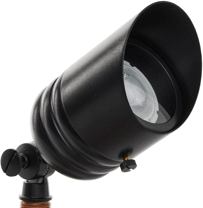 VOLT Fat Boy 12V Brass Outdoor Spotlight by VOLT