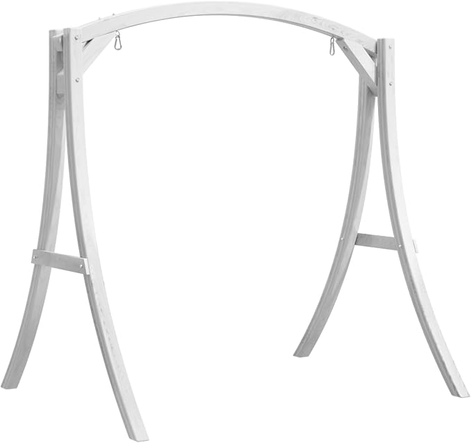 VINGLI 5FT Wooden Swing Frame, 1000LBS Heavy Duty A-Frame Porch Swing Stand by VINGLI