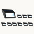 Solar Lights Outdoor, Waterproof Solar Powered Deck Step Lights by Follateas