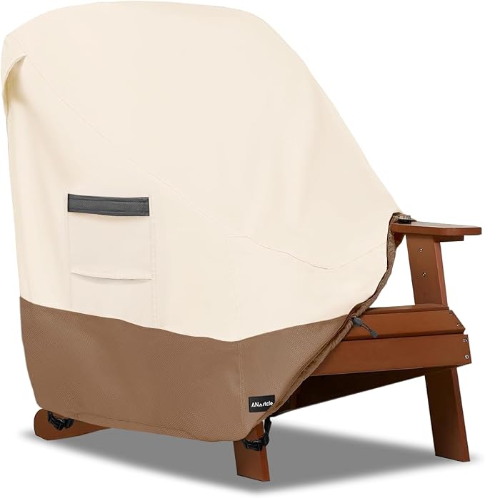 Patio Adirondack Chair Cover 2 Pack, 600D Waterproof Heavy Duty Outdoor Chair - Image 3
