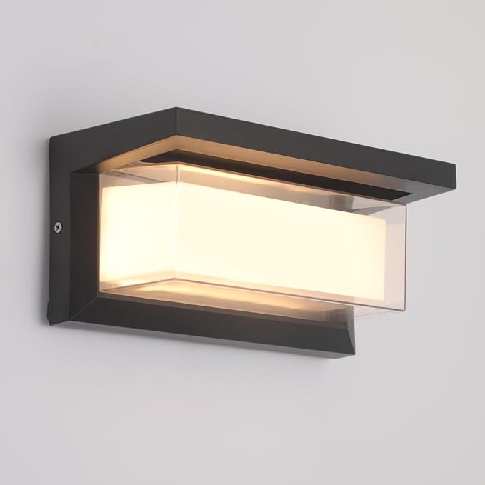 24W LED Outdoor Wall Lights Exterior/Interior Adjustable 3-Color Sconces Lights by MilleLucciole