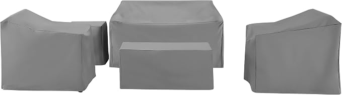 Crosley Furniture Patio Furniture Covers, Waterproof 5-Piece Cover Set - Image 2