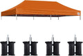 Eurmax USA 10x20 Pop Up Canopy Replacement Canopy Tent Top Cover, Instant by Eurmax
