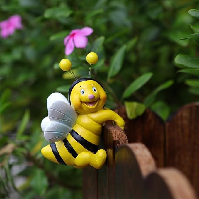 2-Piece Set Bees Pot Huggers for Planters, Climbing Bee Flower Pot Hugger - Image 5