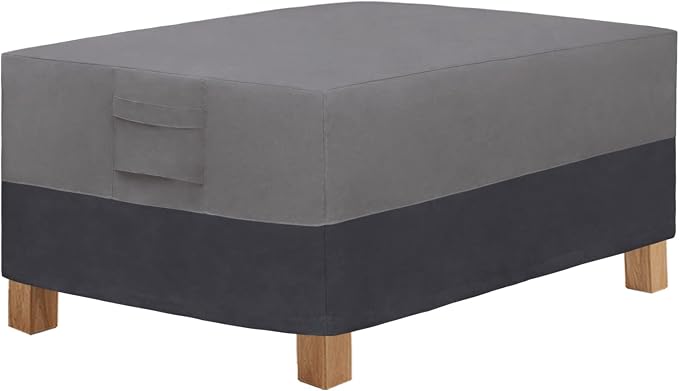 Easy-Going Patio Coffee Table Cover Small Outdoor Rectangular Furniture Ottoman by Easy-Going
