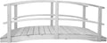 10 FT White Amish Made Garden Bridge by Unknown