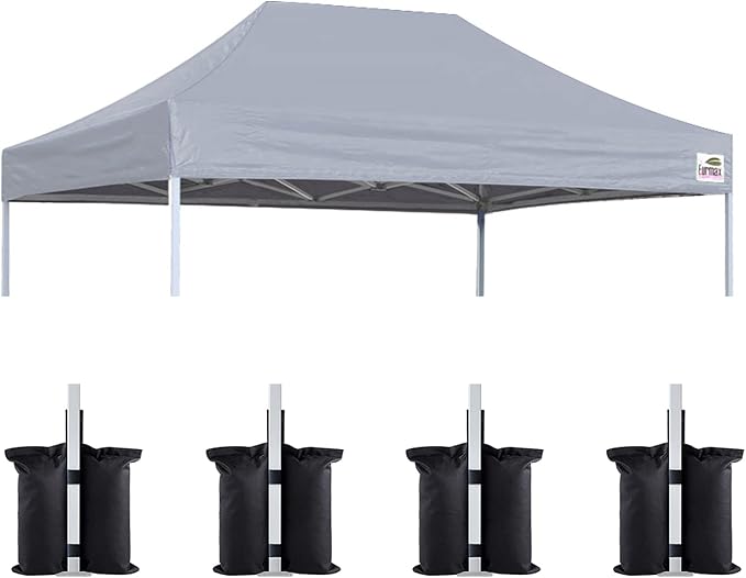 Eurmax USA Pop Up Canopy Replacement Canopy Tent Top Cover, Instant Canopy Top by Eurmax