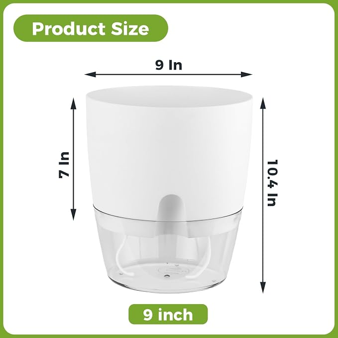 Planterhoma 5 Pack Self Watering Pots - Image 3