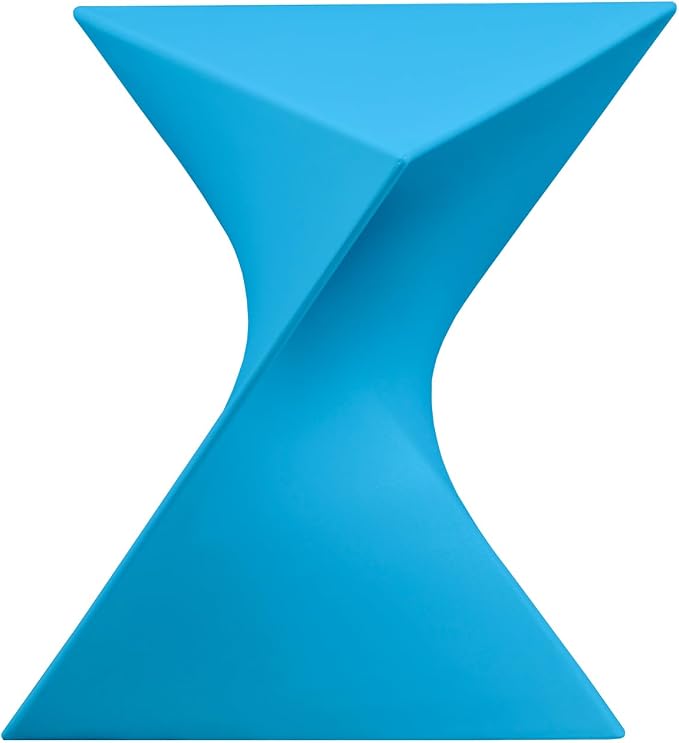 LeisureMod Modern Blue Accent End Table by LeisureMod