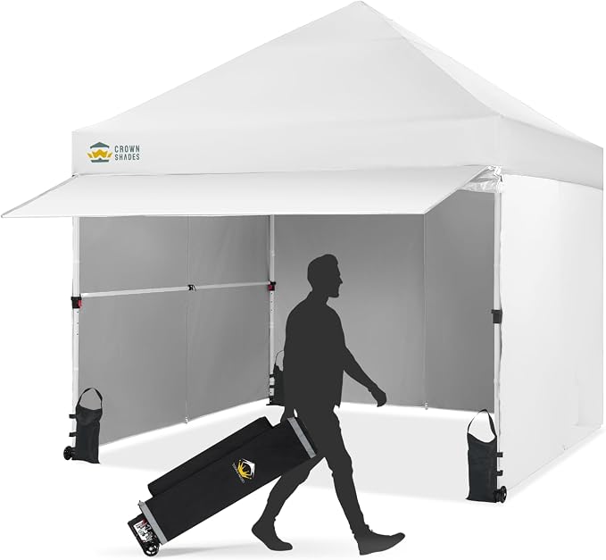 CROWN SHADES 10x10 Pop Up Canopy Tent by CrownShades