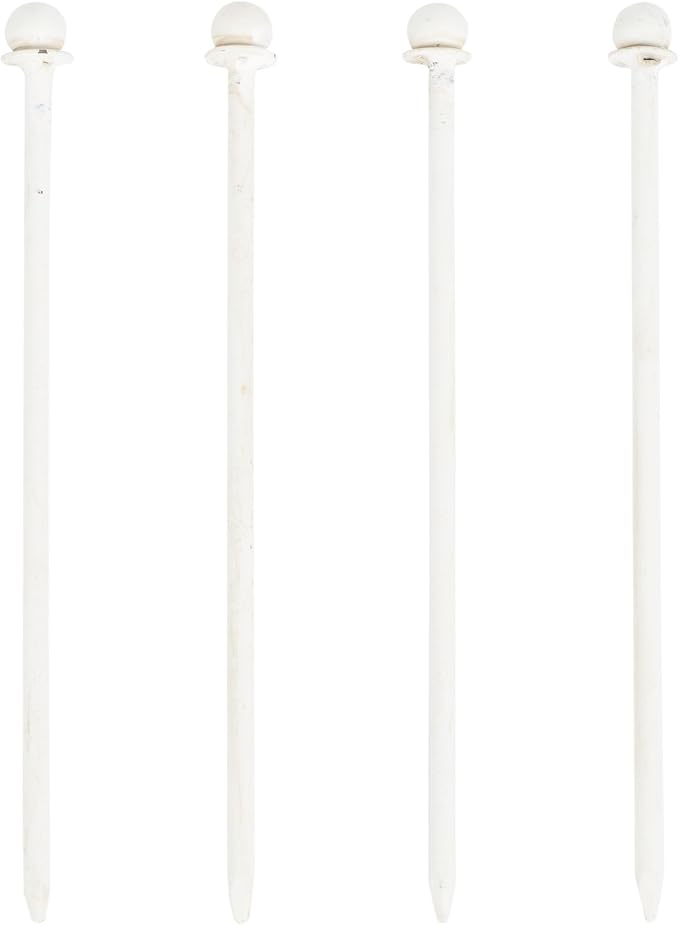 SAFAVIEH Outdoor Collection Atticus Antique White Wrought Iron Lattice Arch - Image 6