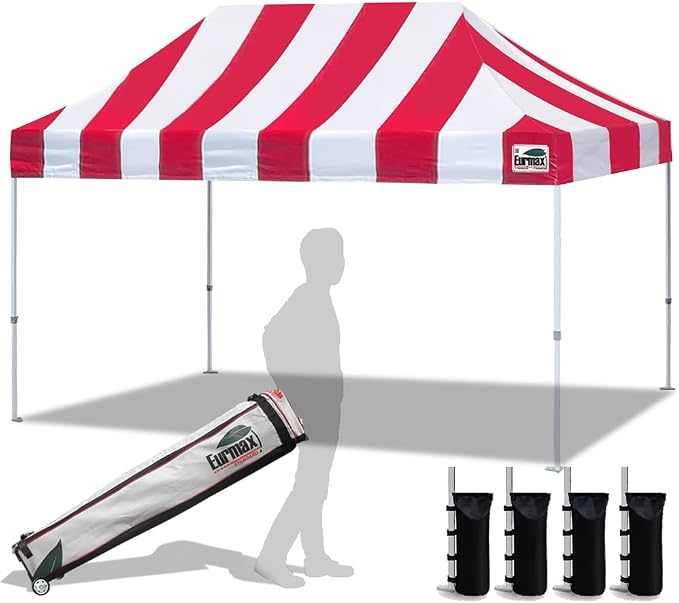 Eurmax USA 10'x15' Pop Up Canopy Tent Commercial Instant Canopies by Eurmax