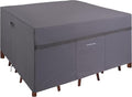 Covers Ultimate Grey Square Outdoor Table by PATIOASIS