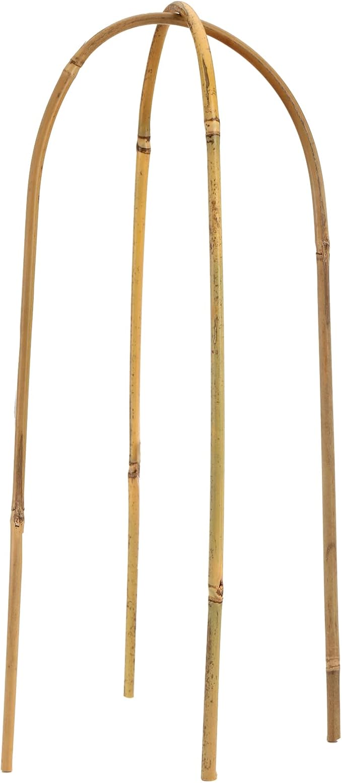 Coloch 20 Pack Bamboo U Trellis Support, 16 Inch U Loop Plant Stake Arch Garden - Image 3