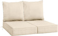 Sundale Outdoor Olefin Deep Seat Cushion Set of 2, Patio Chair Cushion and by SundaleOutdoor