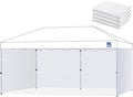 10x20ft Canopy Sidewalls fit 10x20ft Pop Up Tent, Waterproof 99% UV Protection by FANPATUS