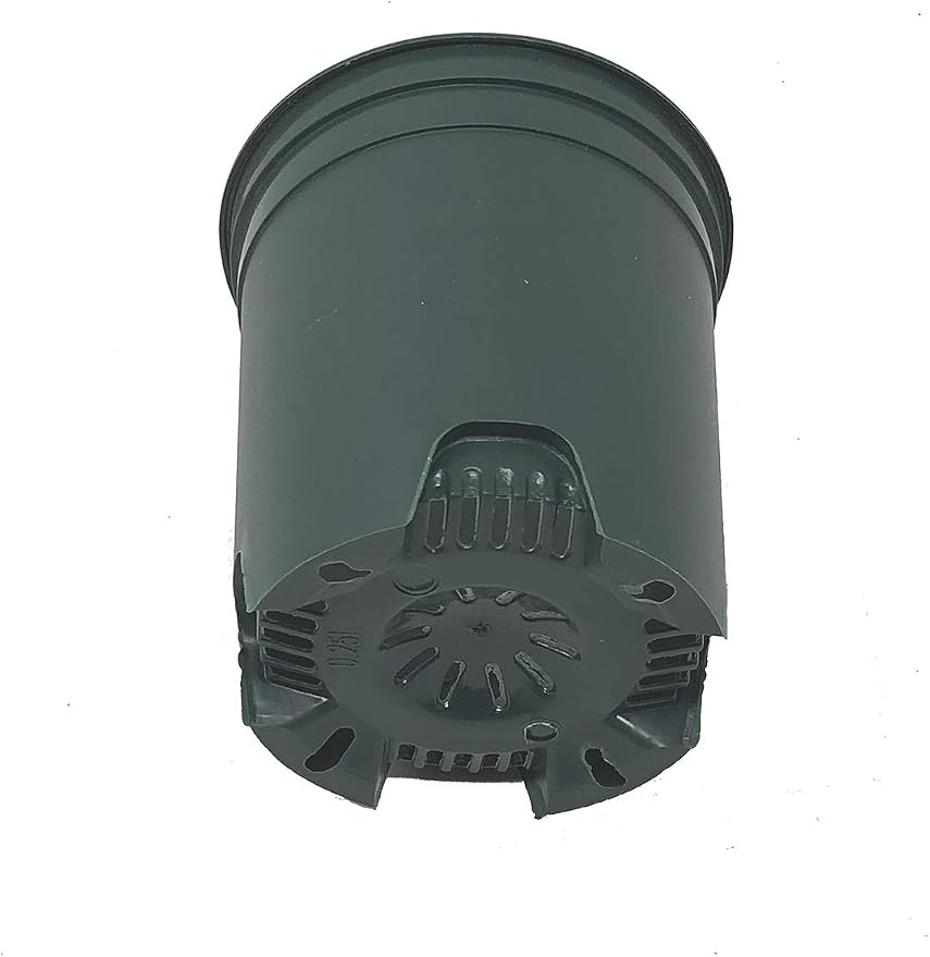4 Inch Nursery Pot Green Plastic Planters - Image 3