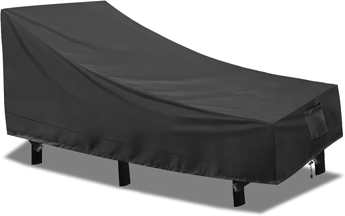 PureFit Outdoor Chaise Lounge Cover, Lounge Chair Covers Waterproof Patio by PureFit