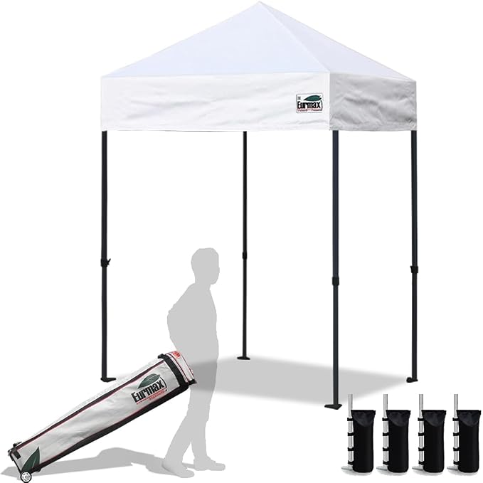 Eurmax USA 5'x5' Pop Up Canopy Tent Commercial Instant Canopies by Eurmax
