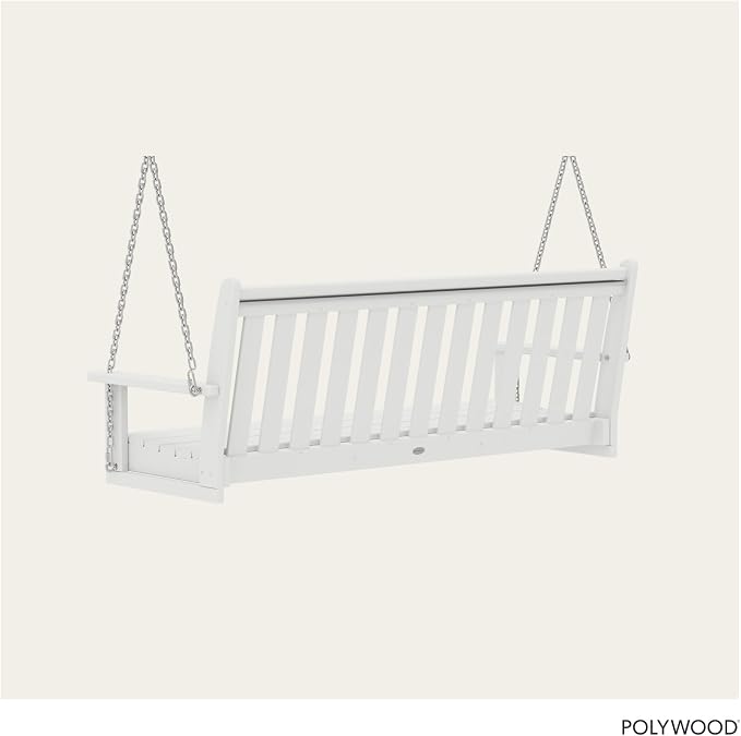 POLYWOOD GNS60WH Vineyard 60" Swing - Image 4